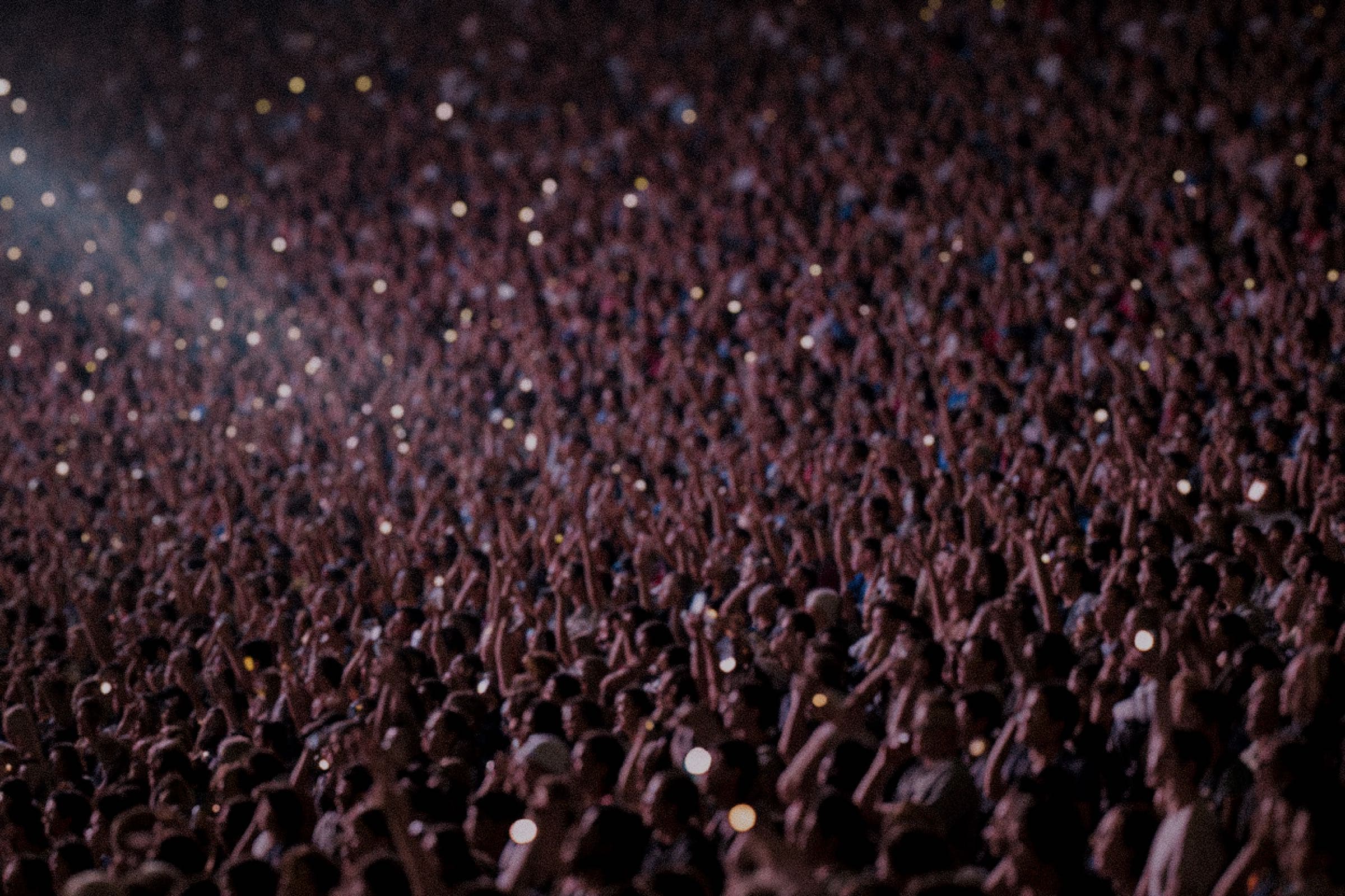 Público en concierto